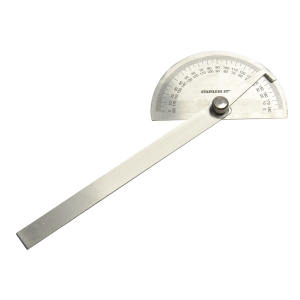Silverline 150mm Stainless Steel Protractor